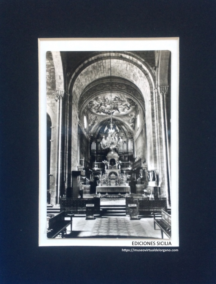 Órgano de la Catedral de San Pedro (Jaca). Huesca. Ediciones Sicilia, número 26., ca. 1950