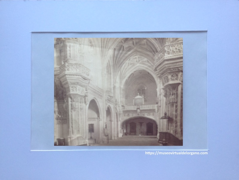 Órgano del Monasterio de San Juan de los Reyes, (detalle). Albumina Fotógrafo Albert Hautecoeur. Maison Martinet, ca. 1920