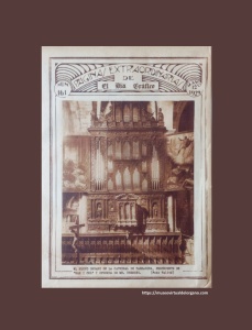 El nuevo órgano de la Catedral de Tarragona, procedente de "Mar i Cel" y ofrenda de Mr. Deering. Foto Vallvé. En: Páginas extraordinarias de El Día Gráfico, número 161, 12 mayo 1929